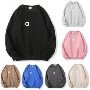 AL Yoga Women Sweatshirts Crew Neck Pullover Spring/Autumn/Winter Warm Lovers Sweaters Laidback Studio To Street Gym Outwear Jogger Jacket