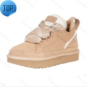 Designer Lowmel Boots Trainers Casual Shoes Sneakers Womens Baskets Sand Wool Sheepskin Winter Canvas Cold äkta läder Suede Run