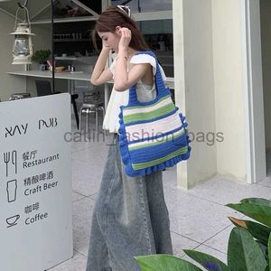 Bolsas de ombro bolsas novas sacolas de malha vintage para compras de ombro bolsa de mão tecido bolsa de praia feminina bagcatlin_fashion_bags