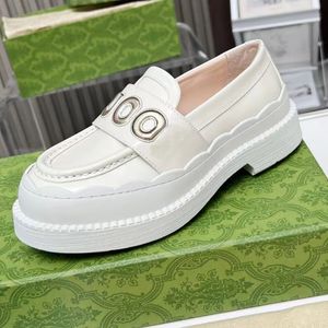 Poliertes Rindsleder, klassische Loafer, bequeme Schuhe, Designer-Schuhe für Damen, Fabrikschuhe mit Boxgröße 35–41