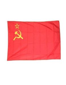Sovyetler Birliği SSCR bayrağı yüksek kaliteli 3x5 ft 90x150cm bayrak festivali parti hediyesi 100d polyester kapalı açık baskılı bayraklar banners2593375