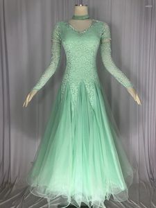 Сценическая одежда, бальные конкурсные танцевальные платья, женская высококачественная юбка для вальса на заказ, женское стандартное танцевальное платье