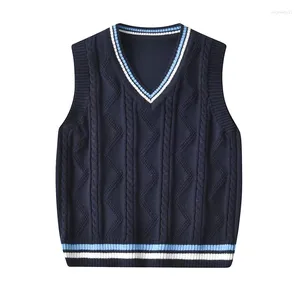Jackets Autumn&winter Kids Sleeveless Sweater Born Baby Cartoon Knitted Vest For Boys&Girls School Uniform