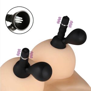 Vibratoren 2pcs Sex Klitoris Stimulator Vibrator Nippelsauger Brustvergrößerungsbürste Klitoris Vibrator Weiblicher Masturbator Erwachsene Geschlechtsprodukte 230404