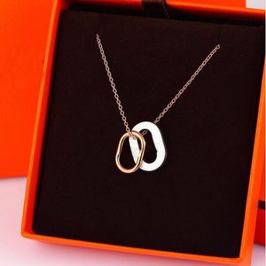 2023 new style Necklaces Fashion simple Women Pendant Necklace High Quality Titanium Steel Colourfast Women Necklace Jewelry Valentine's Day Gifts