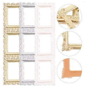 Frames Decorative Po Frame Ornaments Miniature Dollhouse Accessories DIY Crafts Making Picture