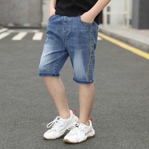 Shorts IENENS Kids Boy Jeans Shorts Sommerhose Kind Soft Boardshorts Shorts Staright Casual Jeans Fit 4-11Y Young Boy Outing Wear AA230404