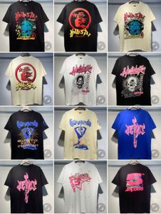 Hellsta* مصمم قميص قمصان قصيرة الرجال بالإضافة إلى Tees Hellsta* T Shirt Rapper Wash Gray Heavy Craft Usisex Short Tshirts Tops High Street Retro Women T-Shirt US S-XL