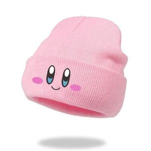 Grande olho bordado elasticidade gorros dos desenhos animados das mulheres de malha crânio bonés inverno quente hip hop chapéus masculino frisando melão chapéu de couro gc2444