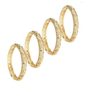 Pulseira 4pcs/lote de pulseiras para mulheres meninas Dubai jóias