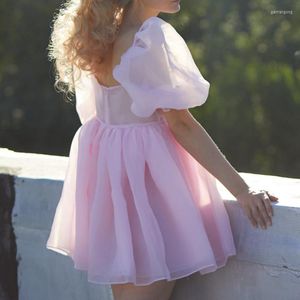 Vestidos casuais Mulheres Princesa Anjo Kawaii Dress Vesti