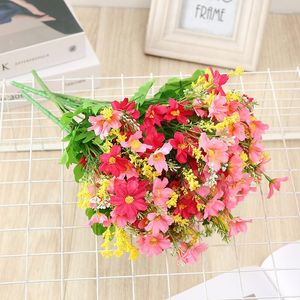 Dekorativa blommor Simulering Flower Jumping Orchid Chrysanthemum Home Decoration Pography Props Plastic Wedding Small Daisy