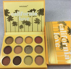 Drop California Love Eyeshadow Palette 12 cores conjunto de maquiagem laranja abóbora paleta de cores 4112106