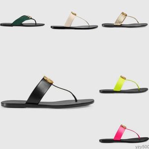 kvinnors tofflor kvinnor glider tofflor sommar sexiga sandaler herr lyxiga designers riktiga läderplattform guccie gg guccy guccis sandal lägenheter mode gammal blomma