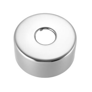 Rubinetti da cucina Uxcell Piastra rotonda con bocchetta 67x30mm Lucidatura in acciaio inossidabile per tubo diametro 21mm