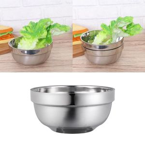 Bowls 2 Pcs Sushi Candy Stainless Steel Set Japanese Soup Bowl Soy Dipping Insulated Korean Rice Metal