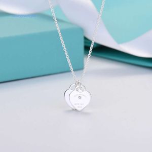 Designer Love Heart Halsband Womens Sier Pendant Jewelry Charming Women's Necklace Premium Love Return