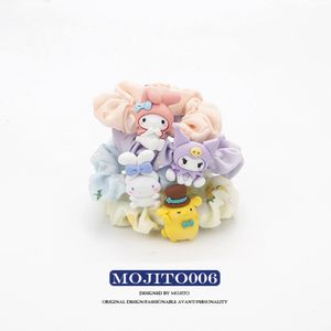 Kuromi Accessori per capelli Fascia per capelli Fresco cartone animato Cute Sweet Girl Tie My Melody Corda per capelli Elastico Copricapo Regalo per ragazza 2942