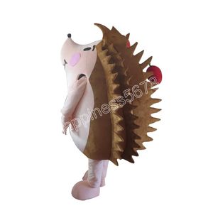 Hot Sale Hedgehog Mascot Costumes Cartoon Character Outfit Suit Carnival Adults Size Halloween Christmas Party Carnival Dress Suits