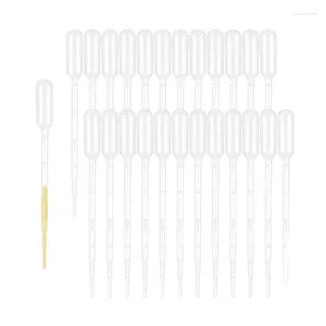 Storage Bottles 100PCS Plastic Transfer Pipettes Clear Graduated Eye Dropper For Essential Oils Home Use Science Class
