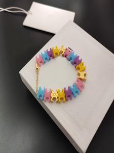 Желепримены Candy Colors Bracelet 2022 Новый дизайн простые дамы красочные колье дизайнерские ювелирные изделия5160541