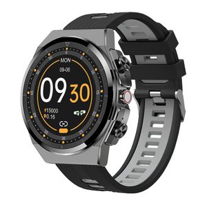 Partihandel Ultra JM08 Smart Watch Bluetooth Calling Earphone 2-i-1 Smart Armband Sports Round Watch