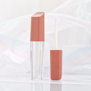 Förvaringsflaskor grossist 5 ml tomt klart lipgloss rör läppstift flaskbehållare coametic återfyllningsbara 30-100 st