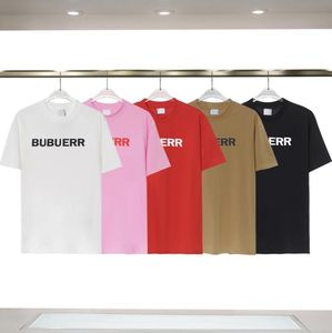 New summer fashion mens t shirt designer high-end pure cotton double yarn fabric sweat absorbent breathable sports couple T-shirt American Men's size