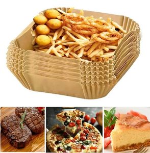 Baking Pans Air Fryer Disposable Paper Parchment Wood Pulp Steamer Cheesecake Air Fryer Accessories Baking Paper