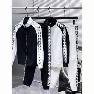 Designer Mens F+F Letter Tracksuit Spring Clothes Sportkläder Två stycken Set Casual Man Jacket Sweatpants Clothing Autumn Man Sweatsuit Sports Suit Clothing Pants