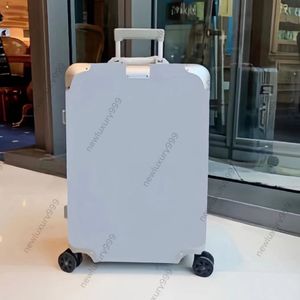 10A Draw-bar box Designer Suitcase Boarding Aluminum Magnesium Alloy Original Pull Rod Universal Wheel luggage 20 21 26 29 "Resort Business Travel Pull Rod Case