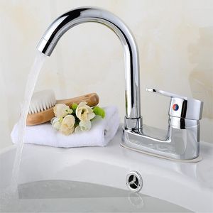 Bathroom Sink Faucets Metal Alloy Basin Corner Cold Heat Faucet Bath Water Kitchen Tap Household Hardware Accessories
