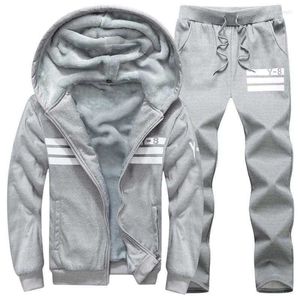 2023men's Tracksuits Big Size 7xl 8xl 9xl Track Suit Men Sport Set Jogging Running Sweatpants Hoodies Set Plus Velvet 2 Piece Warm Sweat