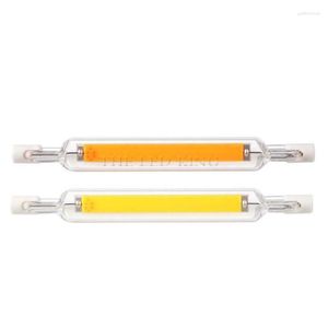 Bulb COB Glass Tube 78MM 20W 118MM 30W Replace Halogen Lamp 80W J78 J118 Lamparda Diode Spot Light 220V 110V