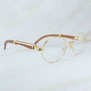 2023 Designer Glasögon Modell Clear Mens Accessories Women Wood Shades Eyewear Fill Recept Eye Fram Solglasögon