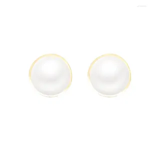 Stud Earrings Korean Versatile Style Exaggerated Pearl Lucky Love Heart Mother's Day Woman Girl Wedding Blessing Ear Studs Jewelry
