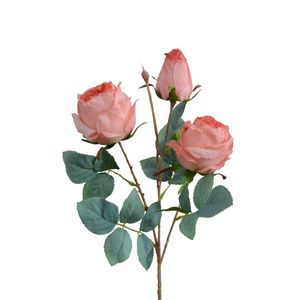 Neue Produktideen, 3 Köpfe, Rosen, Einzelstiel, künstliche Austin-Seidenrosen, künstliche Pflanzenrosen, Heimdekoration, Hochzeit, Wohnzimmer, Valentinstag