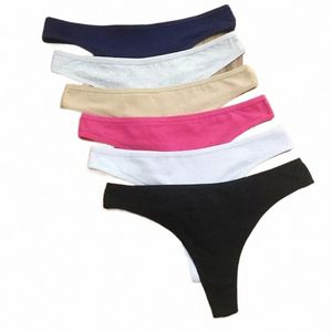 12 PCS سراويل سراويل للسيدات بالإضافة إلى حجم النساء مثير G-String Lingerie Femme Thongs T-Back Female Cotton Cotton Panty Tanga Mujer R9le#