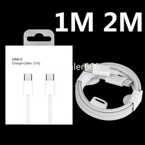 1M 2M 20W PD-Kabel C auf C Typ C USB-C-Kabel Kabel Linie Datenladekabel für Samsung S10 S20 S22 Note 10 HTC LG mit Einzelhandelsbox S1