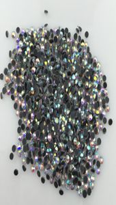 6SS 2MM Crystal Strass DMC Fix Fix Rhinestone Crystal AB الحديد على Fix Stones SS64091124