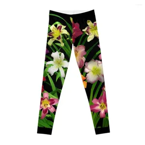 Active Pants Display Of Daylilies II Leggings Legins For Woman Tight Fitting Women Women's Sport