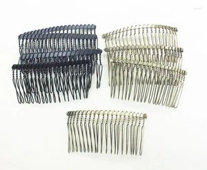 Hair Clips 3 Days Promotion! The Price Is Very 70 37mm 100pcs Metal Combs DIY Jewelry Findings Accessories