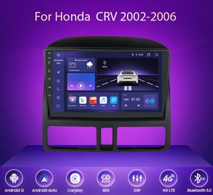 Head Unit Car Video Stereo Player för Honda CR-V 2002-2006 Radio med WiFi Bluetooth GPS Navigation Android CarPlay