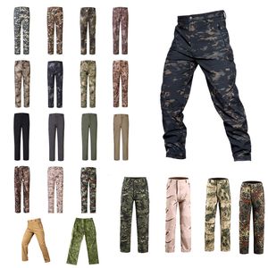 Taktik pantolon açık softshell pantolon ormanlık avcılık kamuflaj savaş giyim kamuflaj taktik pantolon No05-202