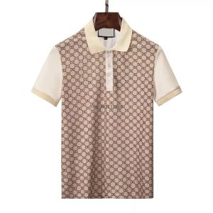 Nya Spring Men t-shirt designers polo skjortor high street broderi små hästtryck kläder mens höga kvaliteter polo skjorta
