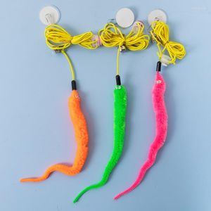 Cat Toys Online Продажа свинг -палочки эластичная висящая дверь дразнить веревка длинные интерактивные принадлежности