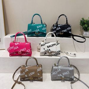 20230 novo designer de moda sacos ampulheta totes bolsas femininas bolsas de compras carteira luxo couro do plutônio com carta