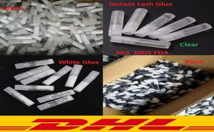 Более дешевый высококачественный клей ресниц 2 мл пластиковый плоский трубка прозрачный клей для ресниц мини -клей для ресниц6780256