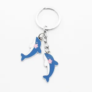 Keychains 1 PCS 남자 친구 선물 키인 남성용 남성 부부 Dolphin Sea Horse Keychain 선물 남편 아내 발렌타인 데이 게