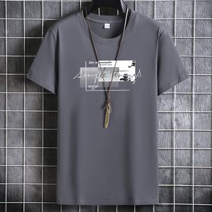 Men's T-Shirts Men's Summer Cotton T-shirt Male Fashion Summer Clothes Short Sleeve Summer T-shirt O-Neck Men's Clothing 230404